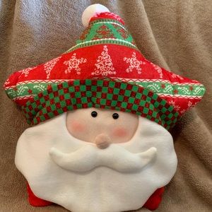Santa’s Face Pillow